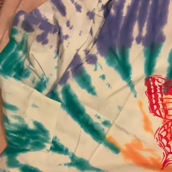 Hurley Papillon Washed Crop Long Sleeve T-Shirt size medium - Picture 5 of 6